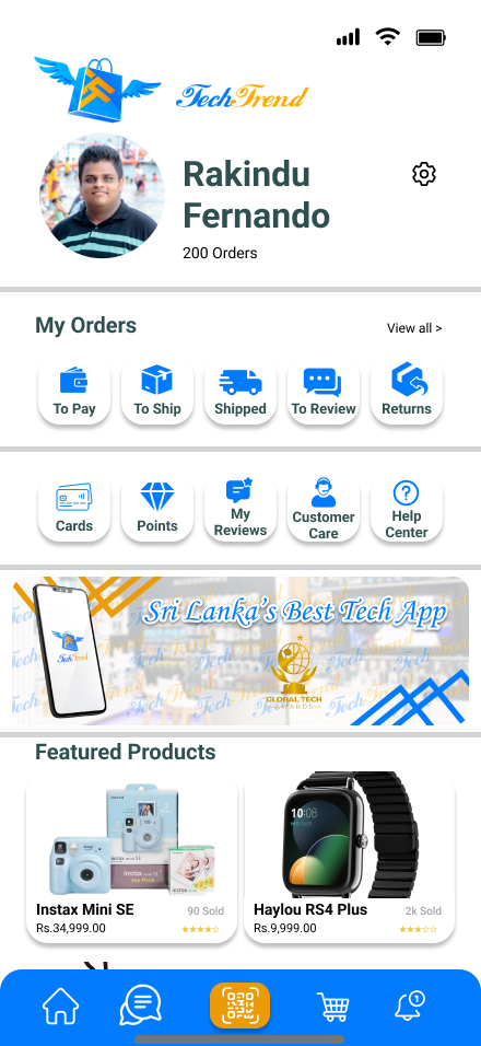 TechTrend Checkout Page